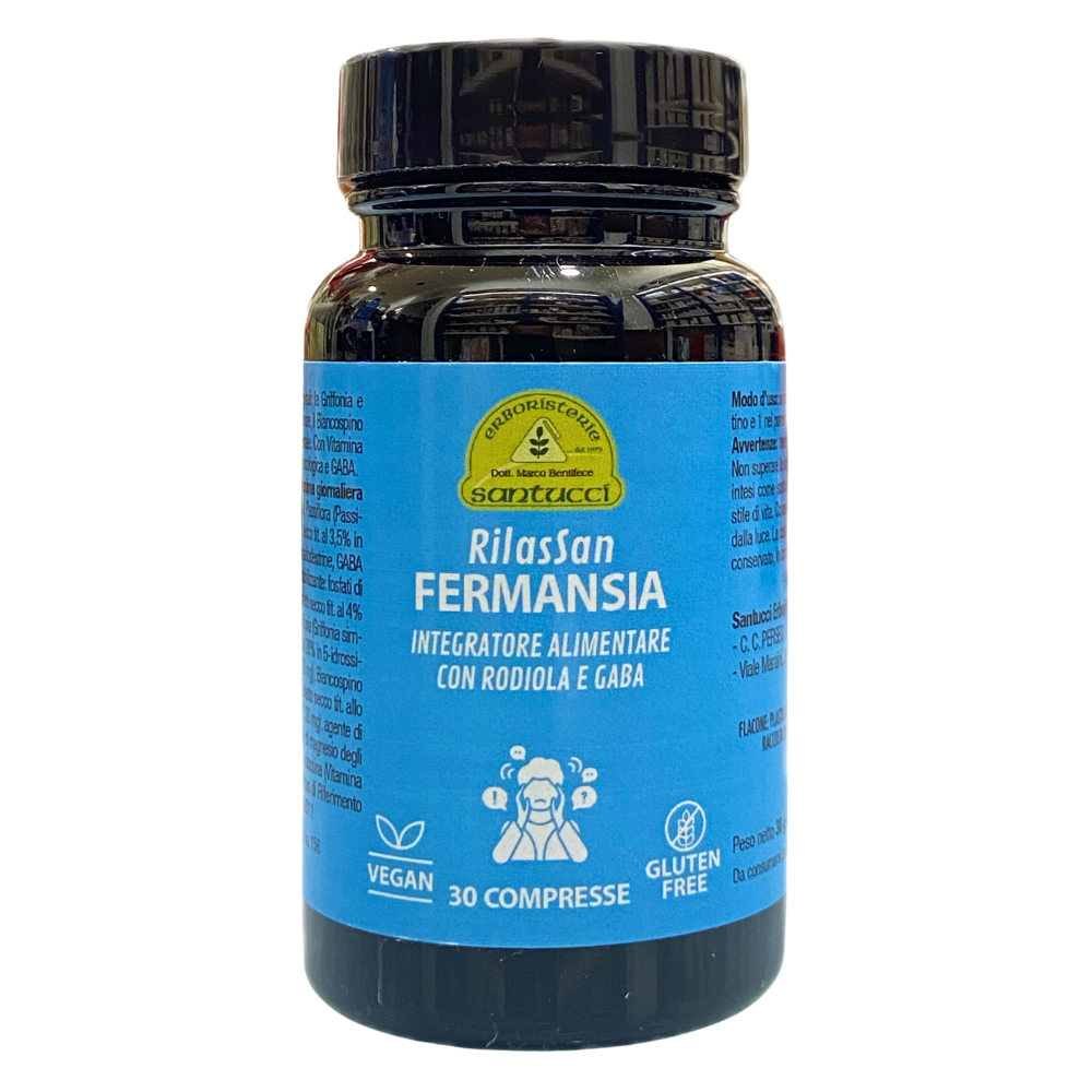 RILASSAN FERMANSIA con RODIOLA e GABA 30 COMPRESSE