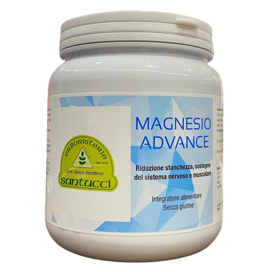 MAGNESIO ADVANCE con MAGNESIO BISGLICINATO POLVERE 300 GR