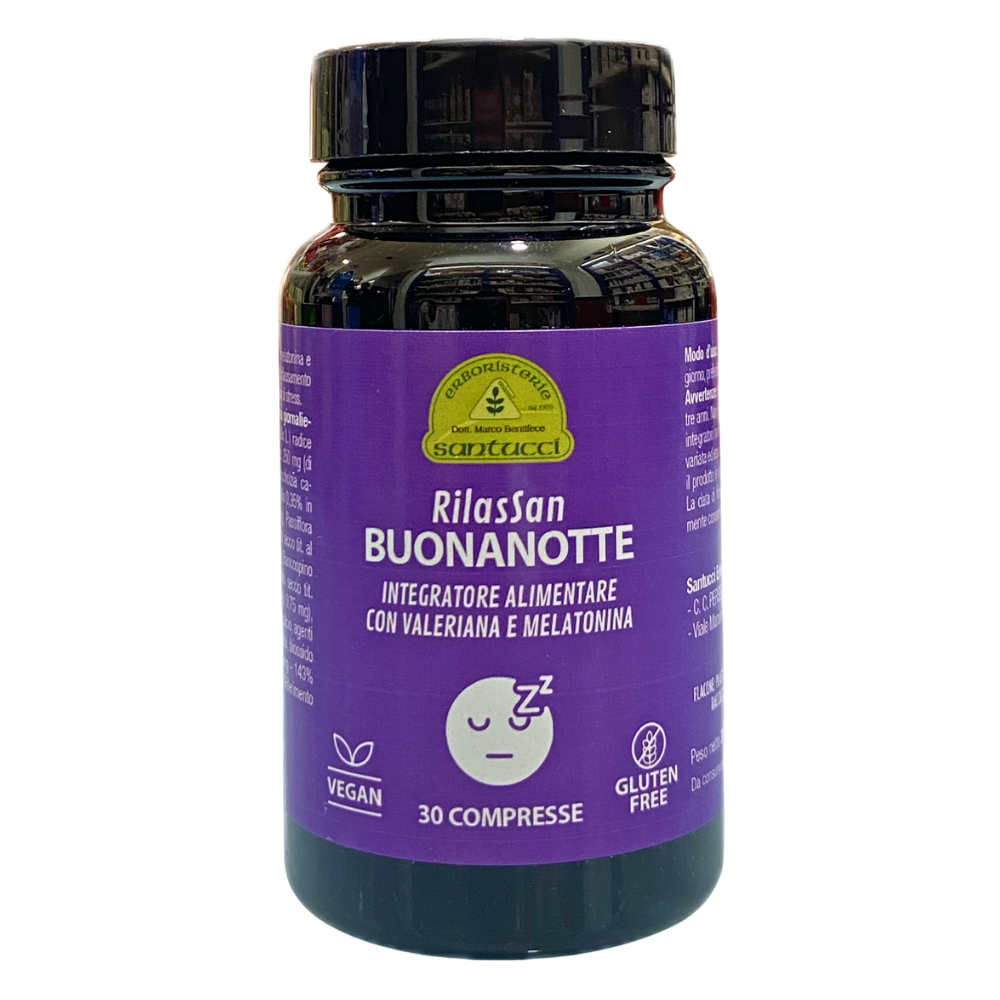 RILASSAN BUONANOTTE con VALERIANA e MELATONINA 30 COMPRESSE