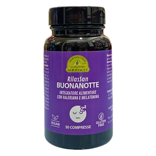 RILASSAN BUONANOTTE con VALERIANA e MELATONINA 30 COMPRESSE