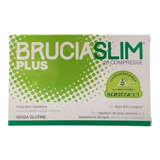 BRUCIASLIM PLUS TERMOGENICO CON MORINGA 20 COMPRESSE